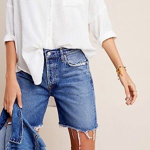 Anthropologie Pilcro Bermuda jean shorts